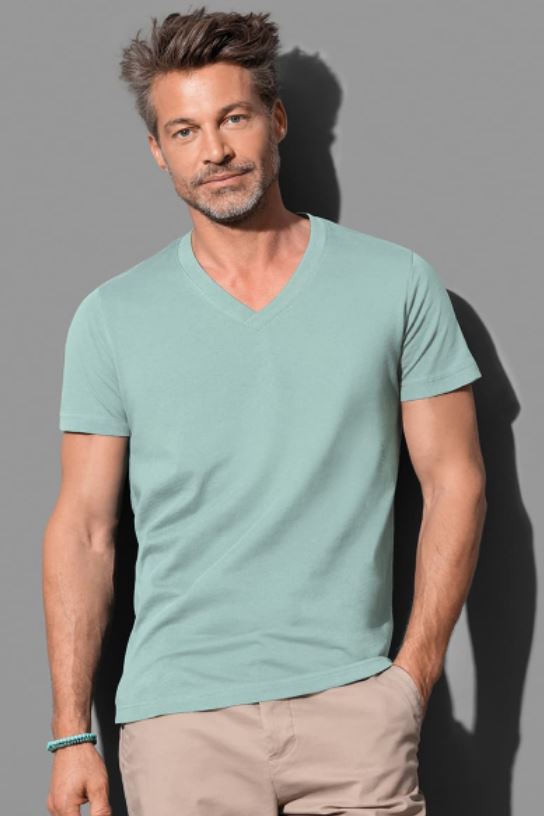 Pánské tričko V-neck Organic - Výprodej - zvětšit obrázek